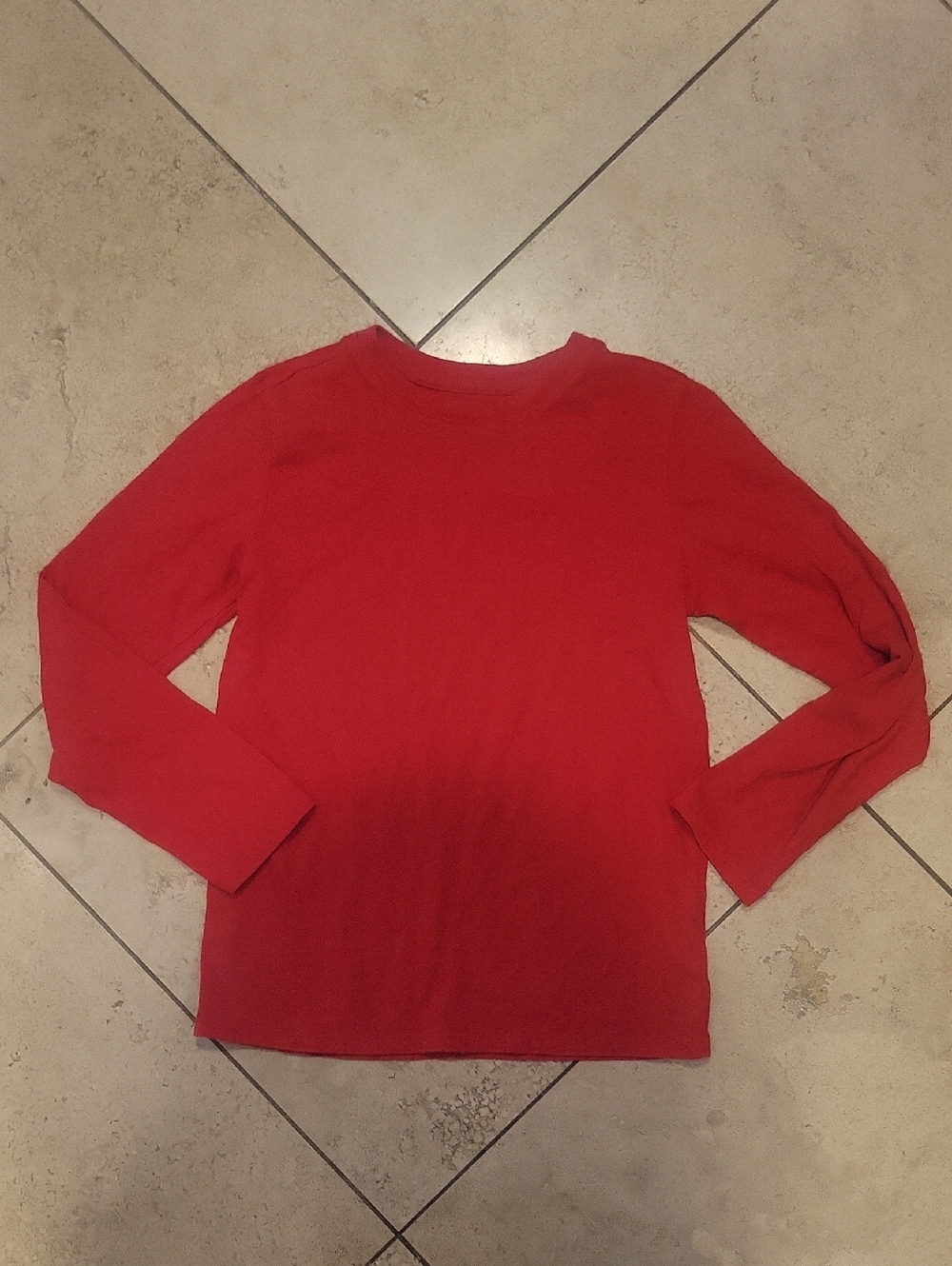 Cat & Jack Red Long Sleeve Tee